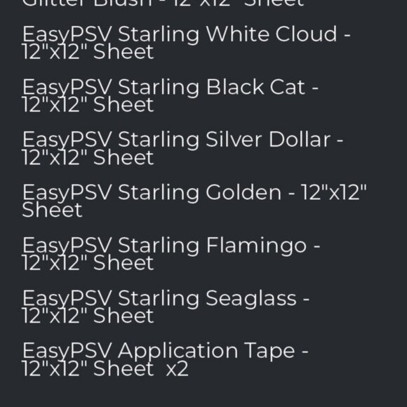 Sister Heat Transfer Vinyl Bundle for Sublimation, Tshirt, Crafting - 12" x 12" - Picture 6 of 6